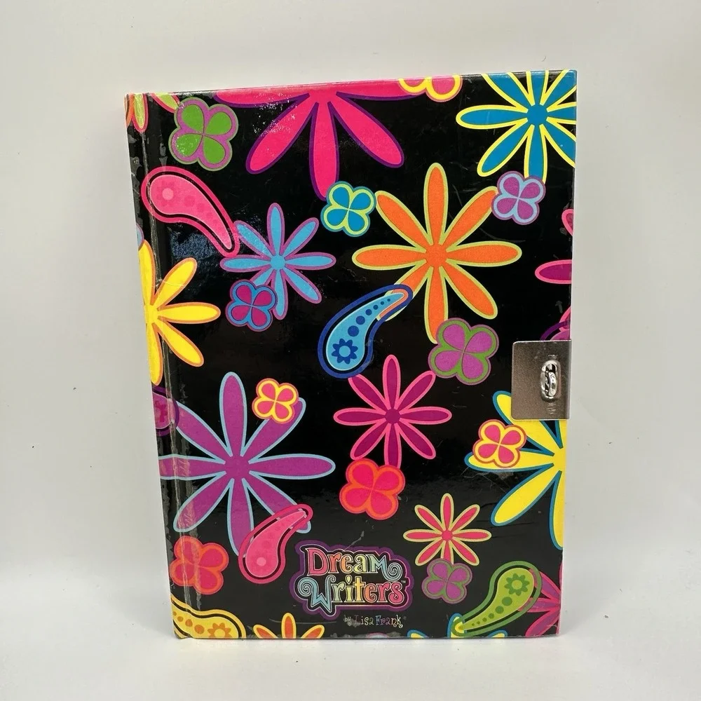 Vtg Lisa Frank Dream Writer Journal Notebook Diary Cheer Colorful Daisies Flower